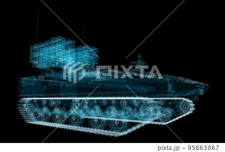 Military track missle system 95863867
