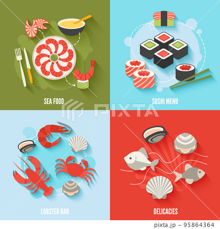Seafood flat set Seafood flat set 95864364