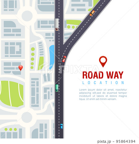Road Navigation Poster Road Navigation Poster 95864394