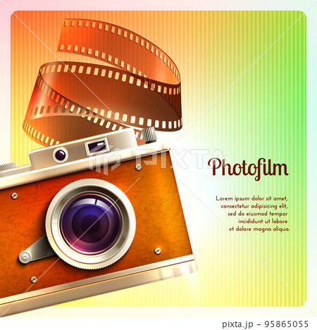 Retro Camera Background Retro Camera Background 95865055
