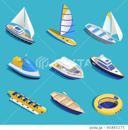 Sea Activities Set 95865275