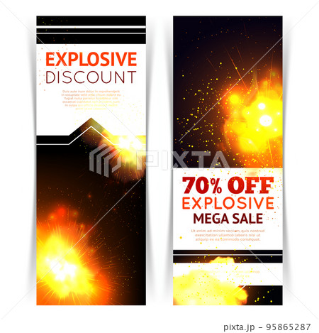 Explosion Sale Banners 95865287