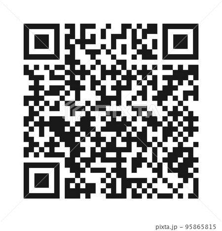 サンプル用のQRコード･二次元コード - キャッシュレス決済・リンクのイメージ - 34セル 95865815