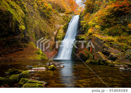 日本三名瀑　秋保大滝 95866089