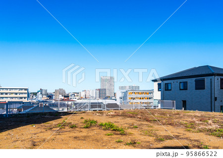 高台の造成地から見る市街風景 95866522