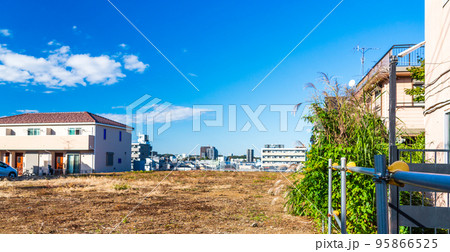 高台の造成地から見る市街風景 高台の造成地から見る市街風景 95866525