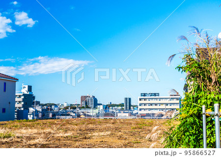 高台の造成地から見る市街風景 高台の造成地から見る市街風景 95866527