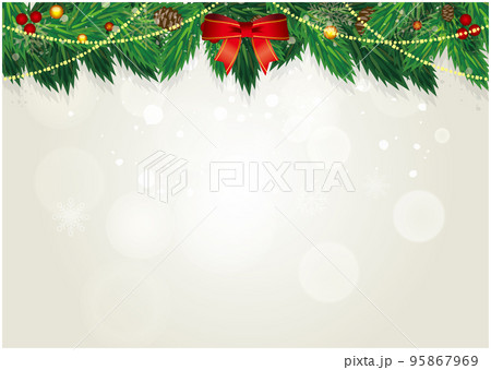 クリスマス フレーム枠 背景 クリスマス フレーム枠 背景 95867969