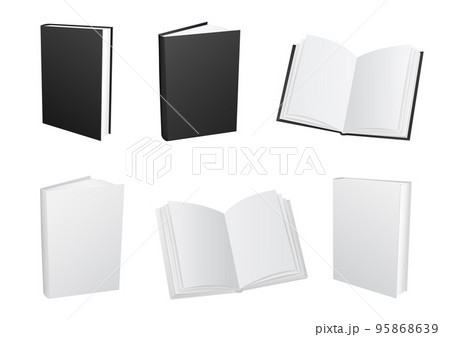 Closed and open books set 95868639