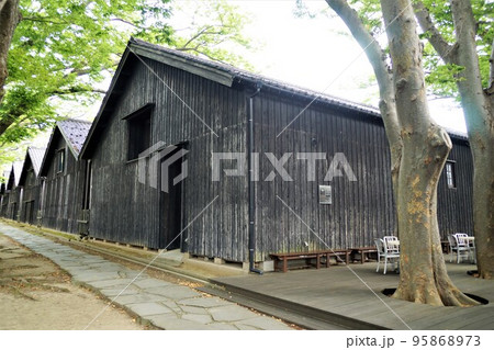 酒田の町並み 山居倉庫 酒田の町並み 山居倉庫 95868973