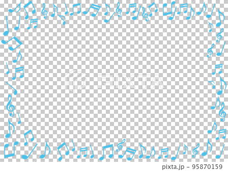 音符 背景 青色 音符 背景 青色 95870159