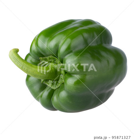Yellow Bell Pepper isolated on a white background 95871327