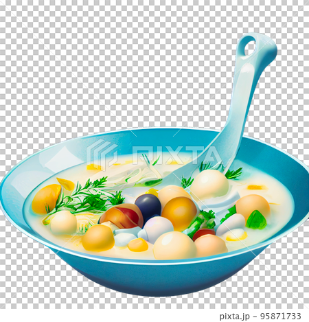 白湯スープ 95871733