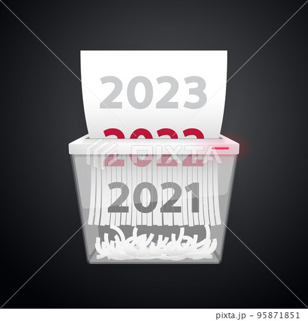 Dociments 2021, 2022, 2023 Is Cut Into Shredder 95871851
