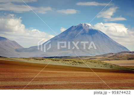 Licancabur volcanic landscape ain Atacama Desert, Bolivian Andes Licancabur volcanic landscape ain Atacama Desert, Bolivian Andes 95874422