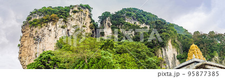 View in the Batu Caves, near Kuala Lumpur, Malaysia 95877385