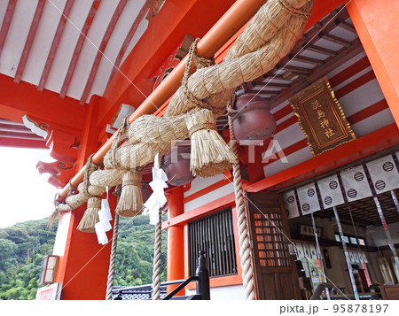福岡県北九州市門司区にある朱塗りの淡島神社 福岡県北九州市門司区にある朱塗りの淡島神社 95878197