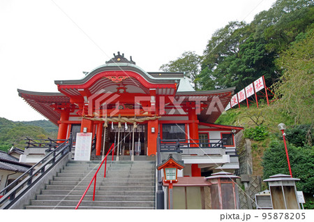 福岡県北九州市門司区にある朱塗りの淡島神社 福岡県北九州市門司区にある朱塗りの淡島神社 95878205