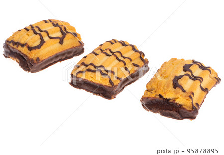 cookies with jam isolated 95878895