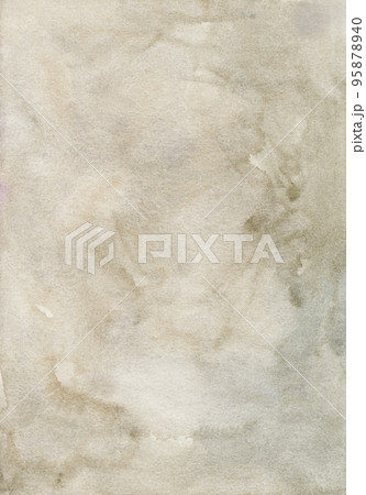 Watercolor light brown background painting.  95878940