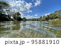 photo from just above the water in a river 95881910