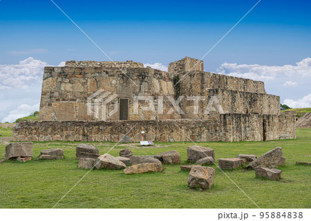 Observatory at Monte Alban archaeological site, Oaxaca, Mexico Observatory at Monte Alban archaeological site, Oaxaca, Mexico 95884838