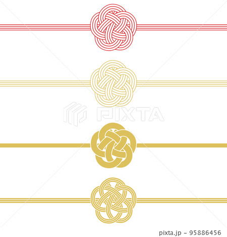 水引　梅結びセット 95886456