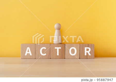 ACTORと書かれたブロック ACTORと書かれたブロック 95887947