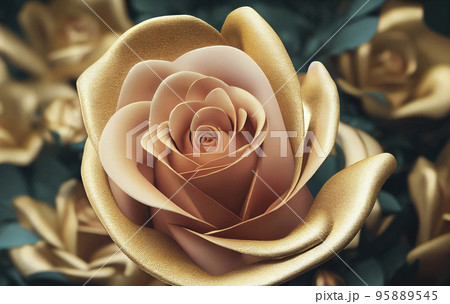 背景素材 美しい薔薇の背景のイラスト素材
