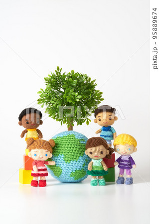 あみぐるみ人形 SDGsイメージ あみぐるみ人形 SDGsイメージ 95889674