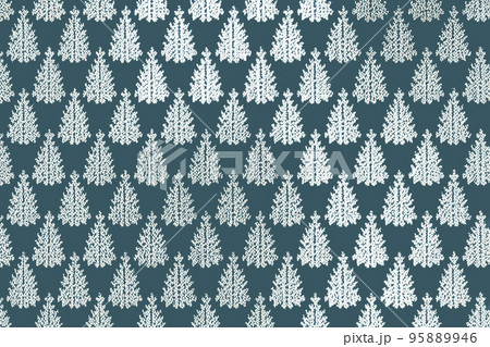 背景素材 クリスマスパターンのニットのイメージ背景のイラスト素材