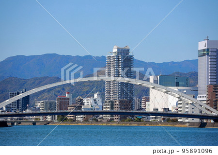 鏡川大橋　高知市　高知県 橋 95891096