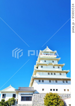 茨城県 青空の豊田城 茨城県 青空の豊田城 95893534