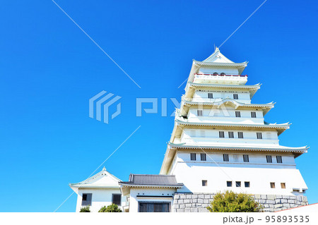 茨城県 青空の豊田城 茨城県 青空の豊田城 95893535
