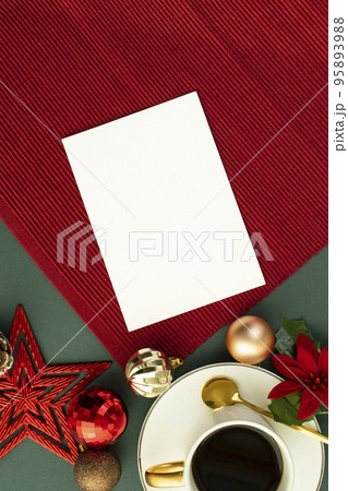 クリスマス カード 招待状 95893988