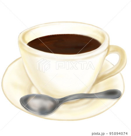 コーヒー_スプーン付き 95894074