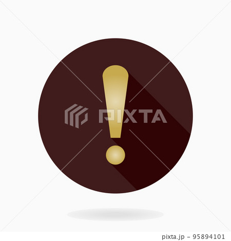 Modern Vector Exclamation Icon in the Circle 95894101
