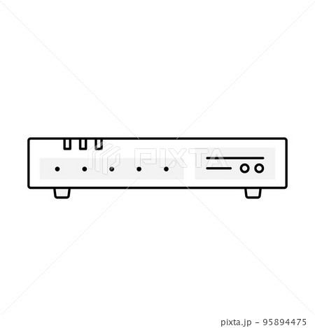 ネットワーク接続機器ルータ・ファイアーウォール等のイラスト 95894475