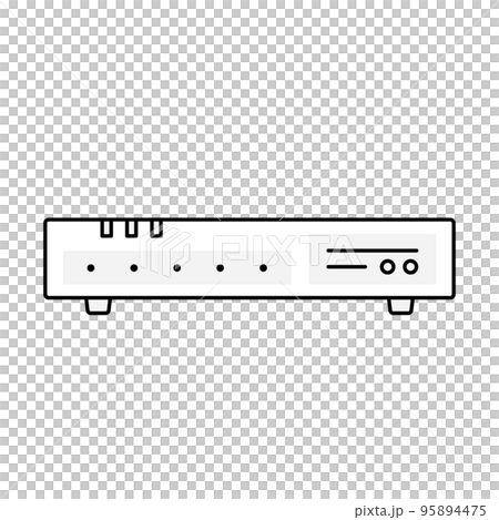 ネットワーク接続機器ルータ・ファイアーウォール等のイラスト 95894475