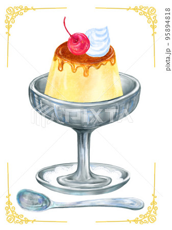 レトロプリン_レトロ背景白 95894818