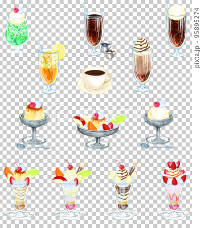 Cafe menu set _ food sample style 95895274