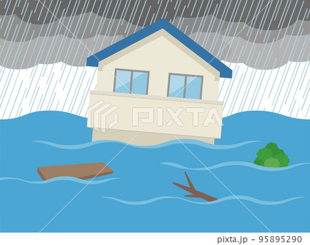 住宅_水災_浸水 95895290