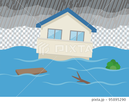 住宅_水災_浸水 95895290