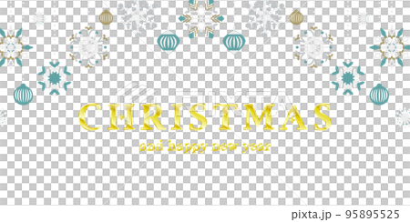 Winter ornament banner design template with text gold black color scheme horizontal 1:2 Winter ornament banner design template with text gold black color scheme horizontal 1:2 95895525