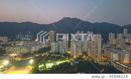 Lion Rock profile, seen from Lok Fu Hong Kong 15 may 2022 95896228