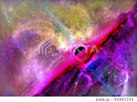 空間を引き裂くブラックホール 空間を引き裂くブラックホール 95897243