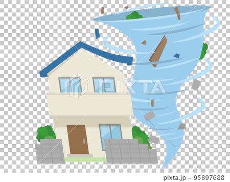 住宅_竜巻 95897688