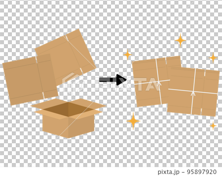 How to dispose of cardboard boxes before and after 95897920
