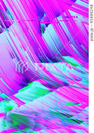 Motion Glitch Multicolored Distorted textured psychedelic background 95899248