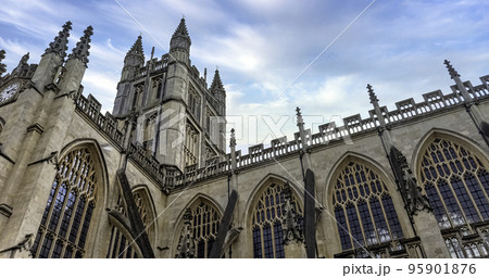 Bath Abbey in Bath, Somerset, United Kingdom Bath Abbey in Bath, Somerset, United Kingdom 95901876